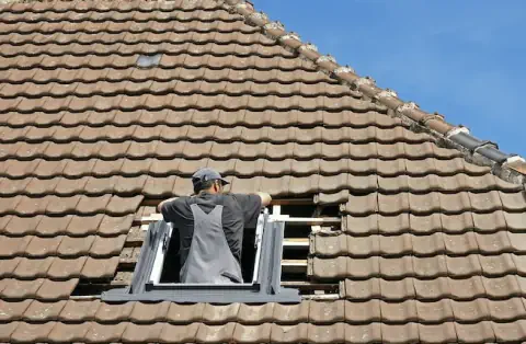 Pose de velux - Kerlaz
